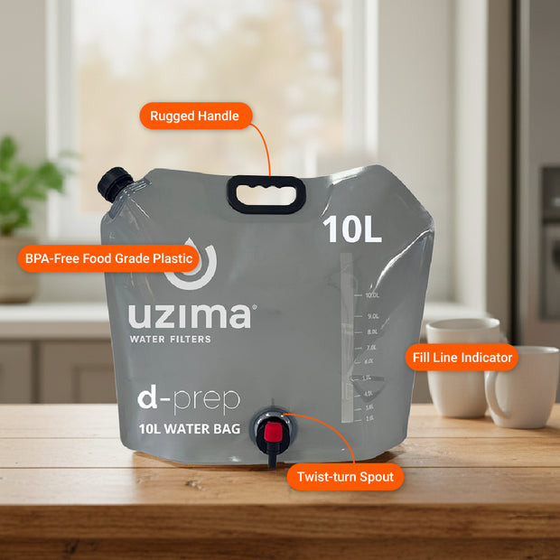 Uzima D-Prep Gray Water Bag